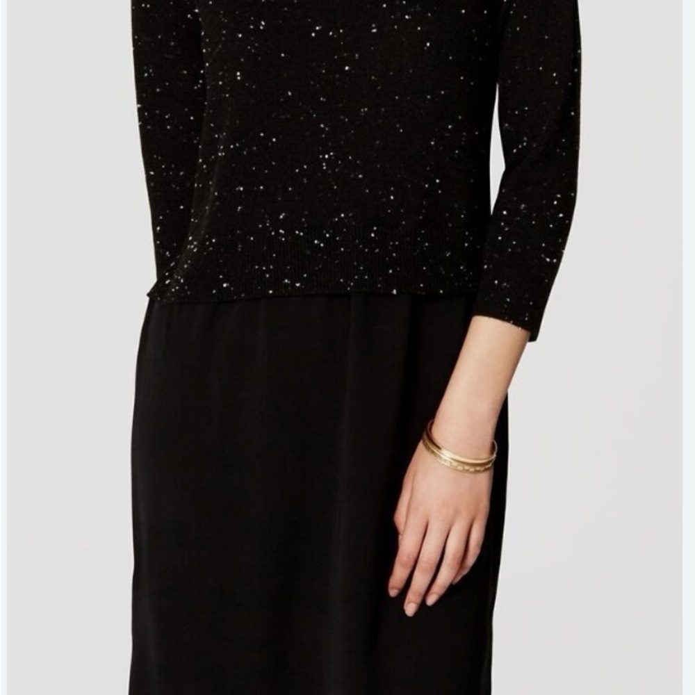 Loft Elegant Black Dress